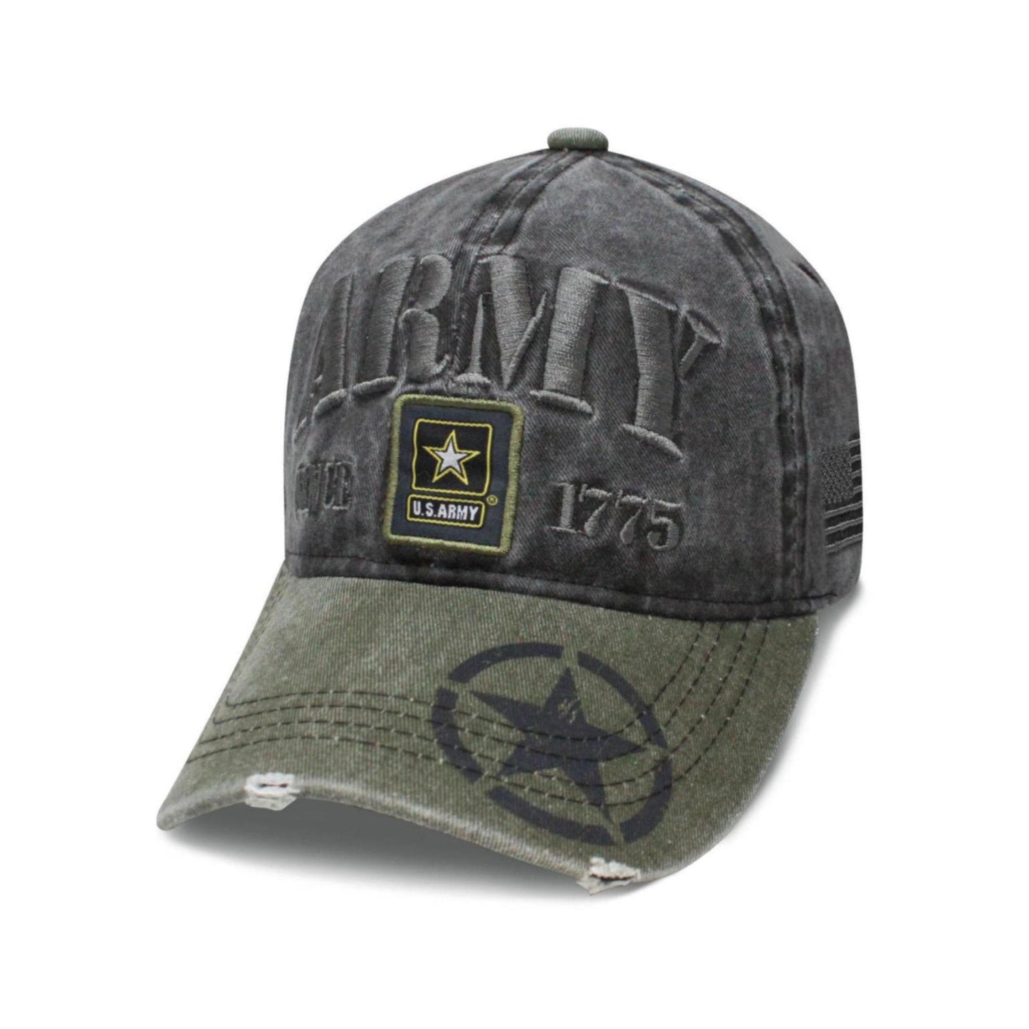 US Army Retro Zero Dark Baseball Hat Cap